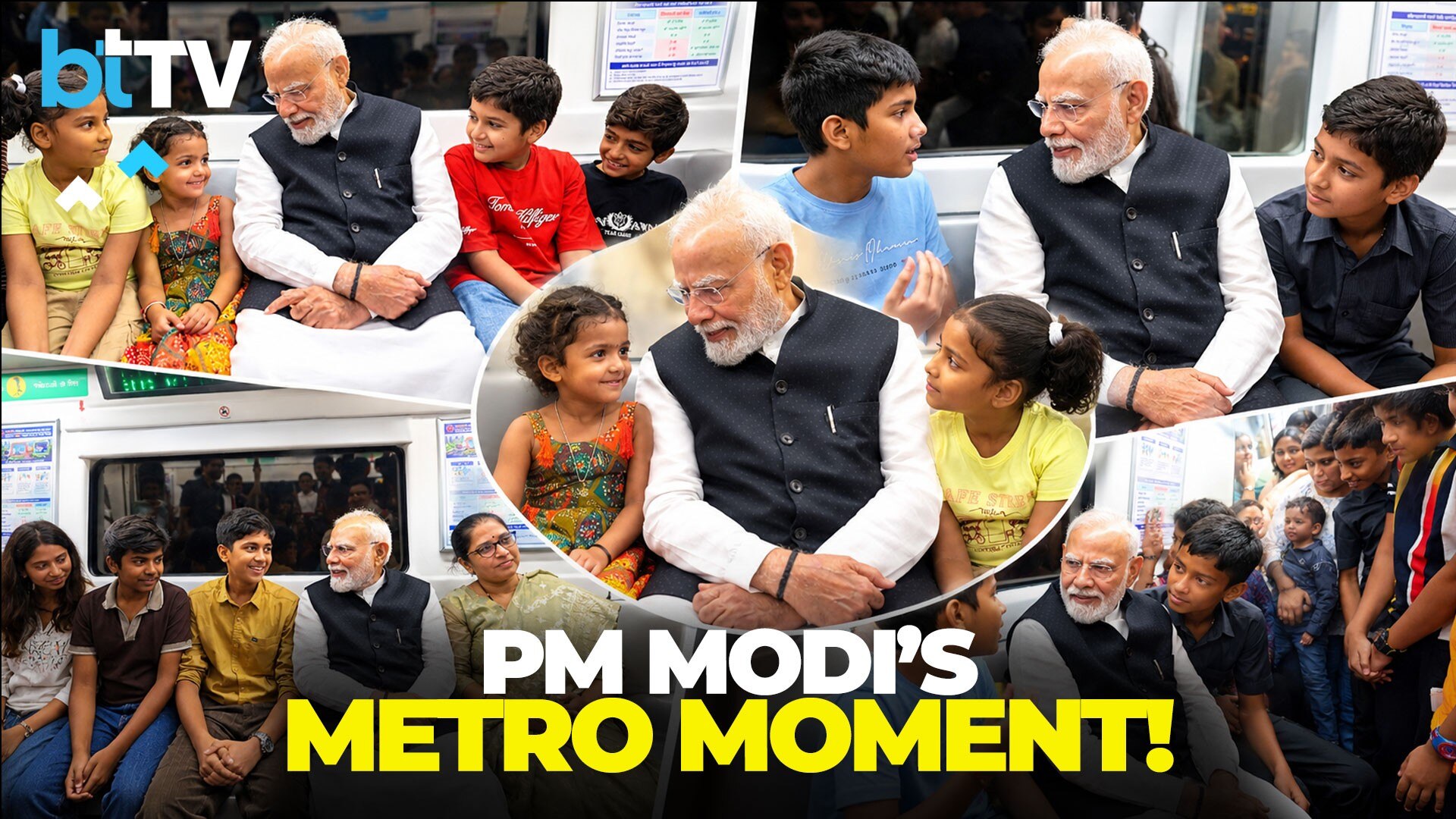 PM Modi Rides Delhi Metro, Interacts With Students: Education, Books & Kashi&rsquo;s Transformation