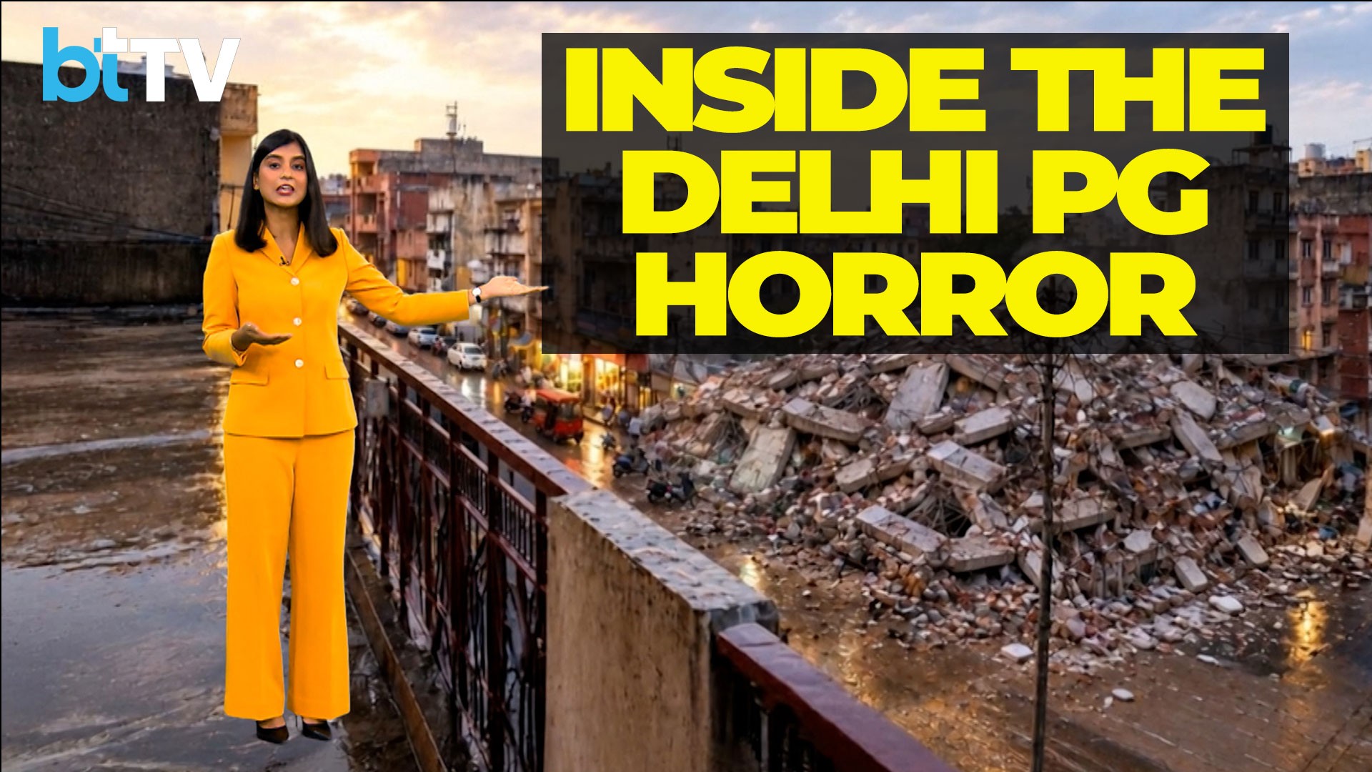 Delhi PG Collapse Explained: Cramped Rooms, Basement Work & Seconds That Brought It All Down