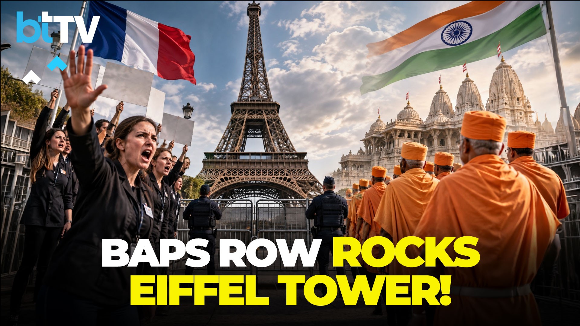 Eiffel Tower Shut Over BAPS Row: Women Staff Allegedly Sidelined, France Erupts In Protest
