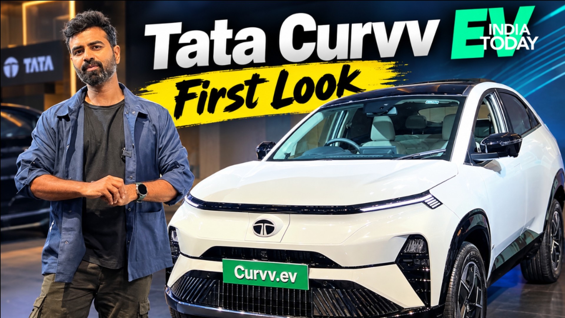 Tata Curvv EV: First Look At The Tech-Packed Electric SUV