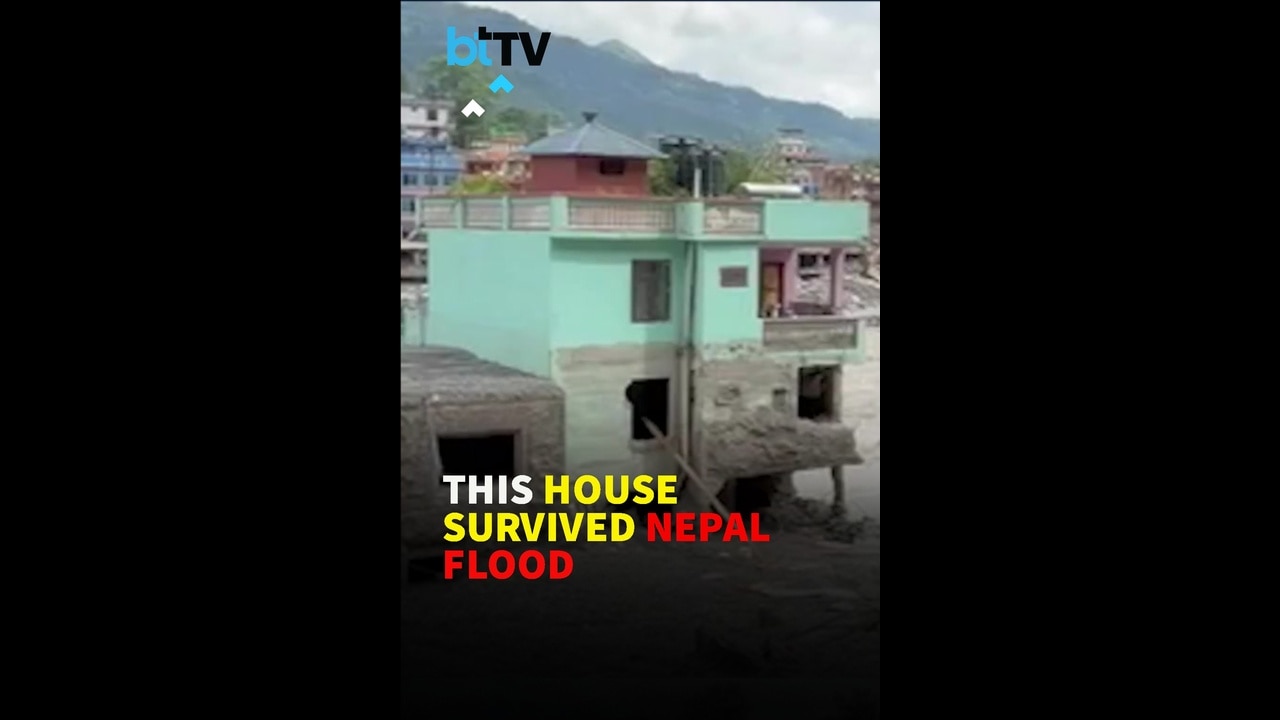 Nepal Flood Miracle: Three-Storey House Stands Ami