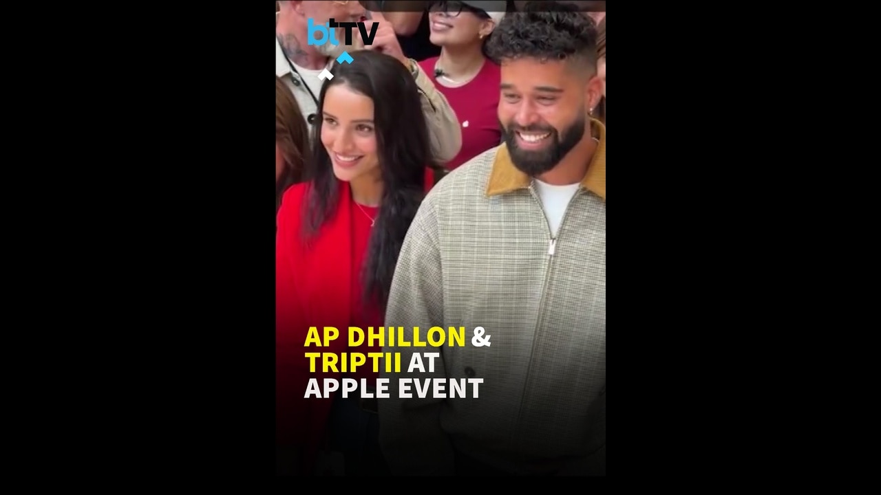 AP Dhillon, Triptii Dimri Pose With Apple&rsquo;s 