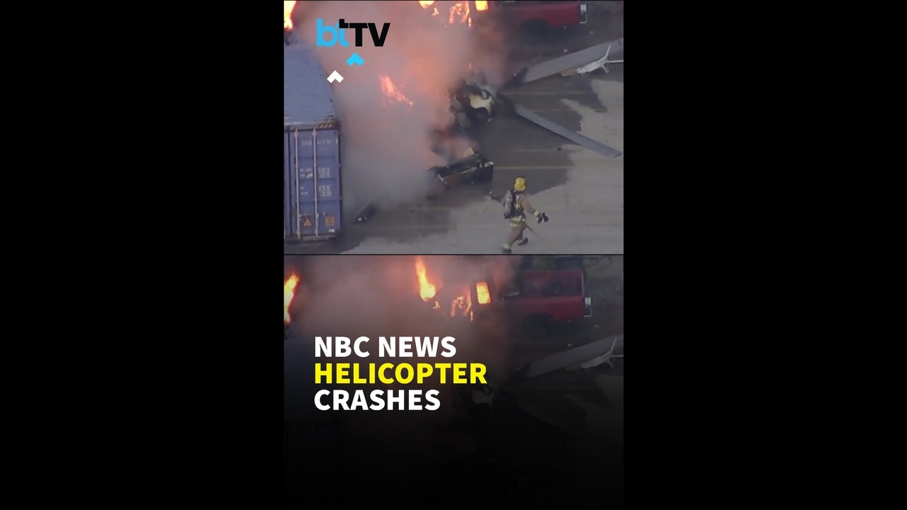NBC News Helicopter Crashes In Los Angeles While C