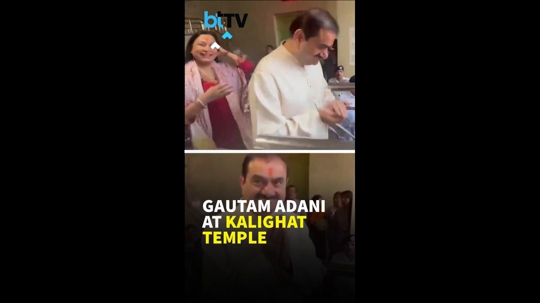 Gautam Adani, Wife Preeti Offer Prayers At Kolkata