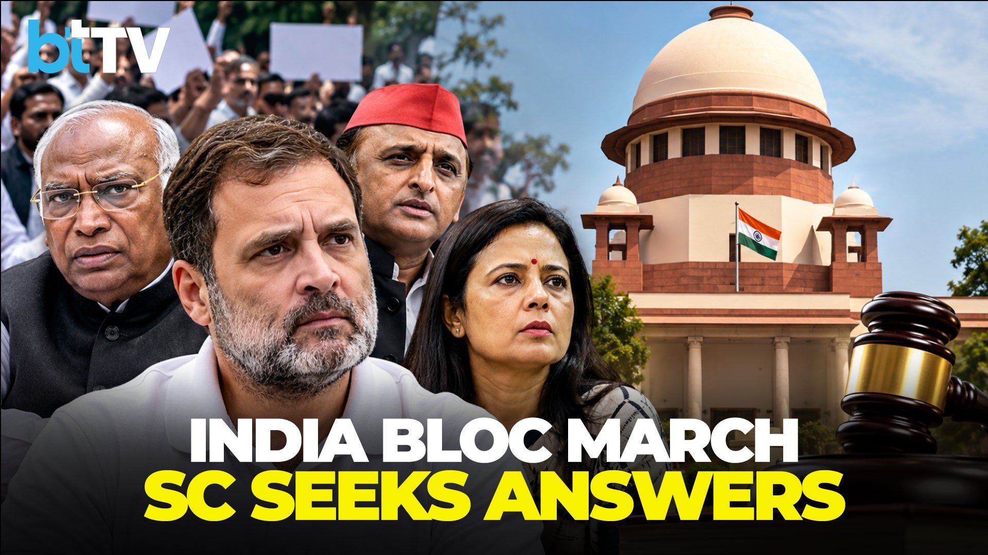 Supreme Court Pulls Up Rahul Gandhi Over INDIA Bloc March, Issues Notices To Opposition Leaders