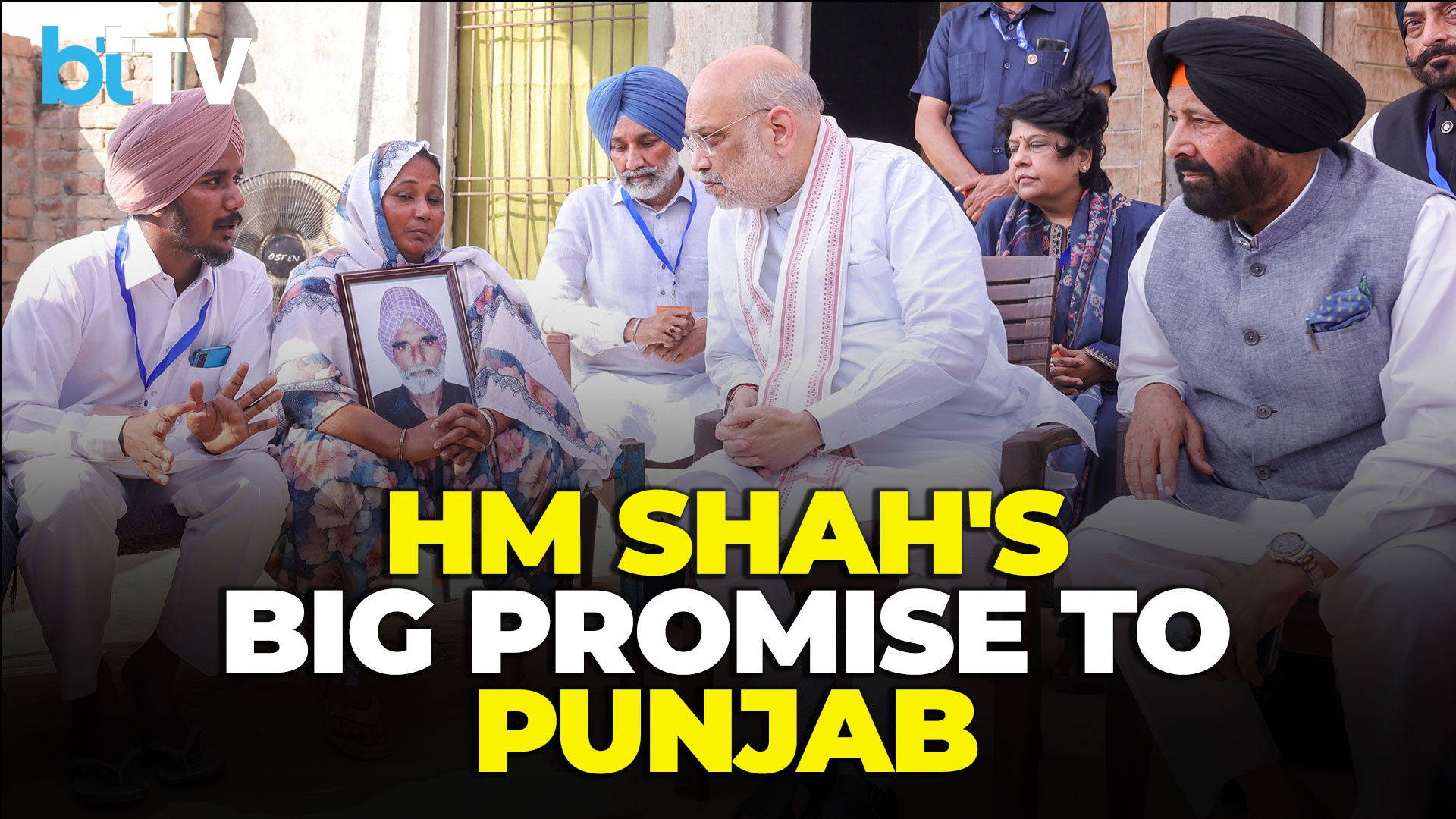 Amit Shah Meets Families Of Punjab Drug Crisis Victims, Targets Bhagwant Mann Ahead Of Polls