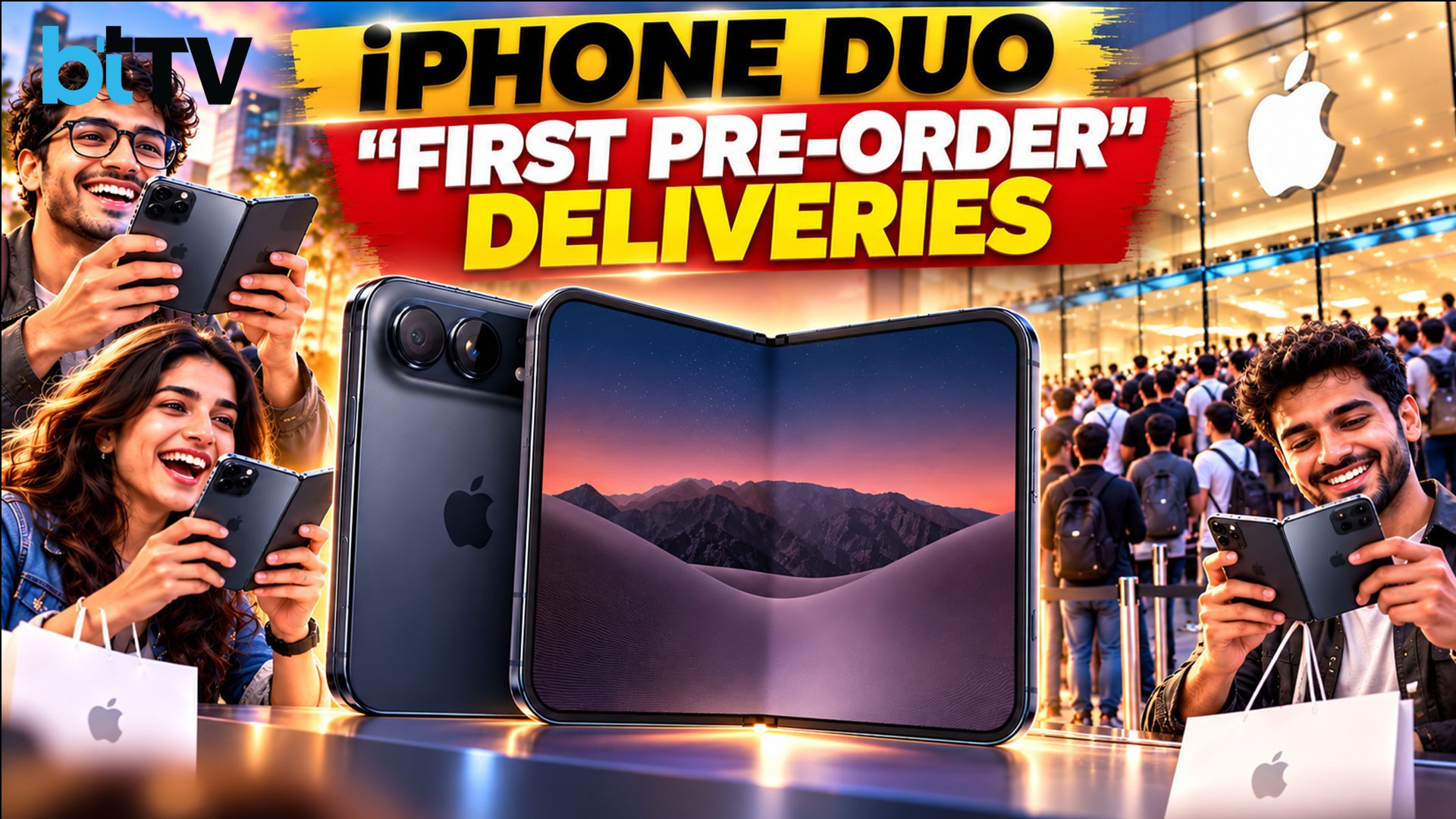 iPhone Duo Goes On Sale Worldwide, Apple Store Noida Reactions