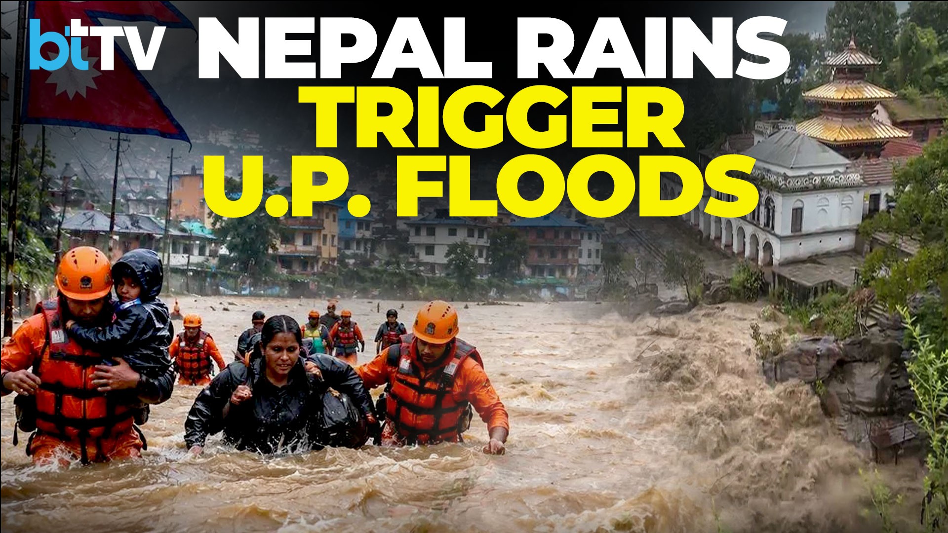 U.P. Flood Fury: Kushinagar Submerged As Narayani River Swells After Nepal Rains