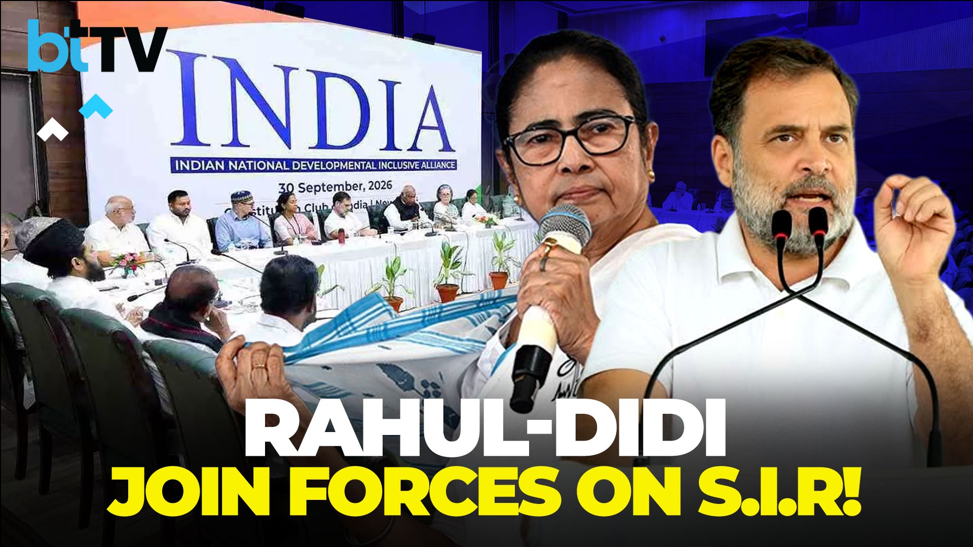 S.I.R Row: INDIA Bloc Unites Against Election Commission, Rahul-Mamata Push Opposition Unity