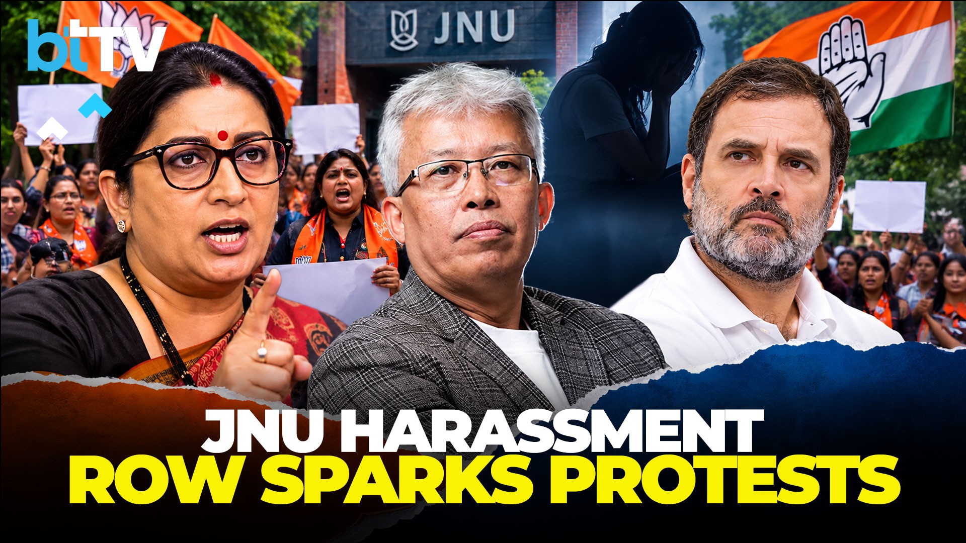 BJP Mahila Morcha Protests Nationwide Over JNU Harassment Row, Targets Rahul Gandhi