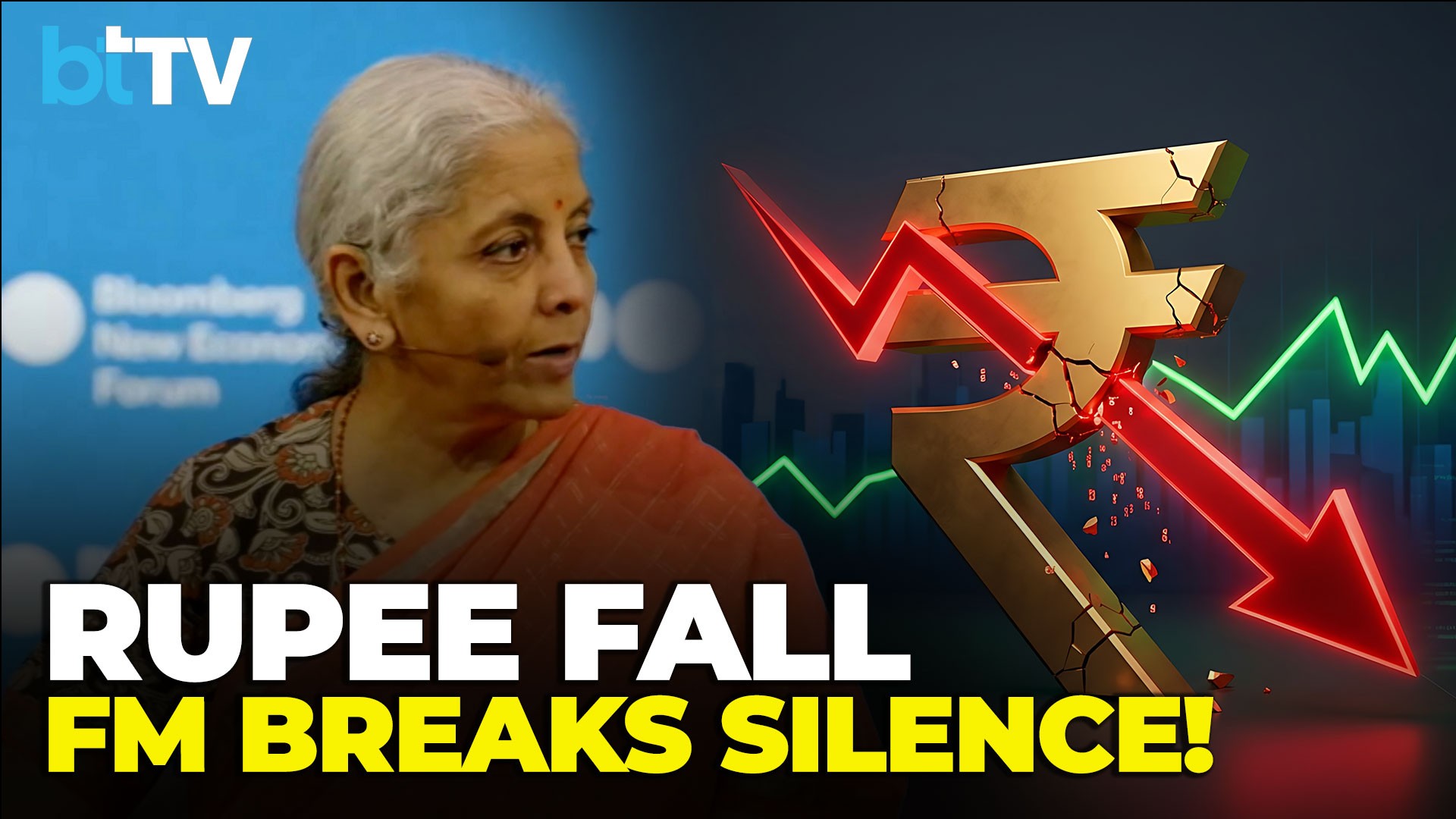 FM Sitharaman Explains RBI's Strategy Amid Rupee Volatility | BNEF 2026