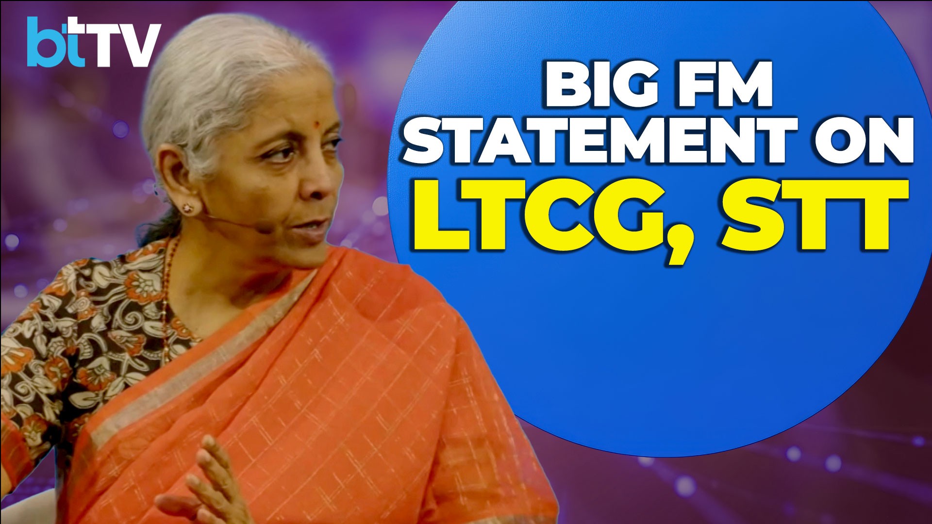 LTCG Tax To Be Scrapped? FM Sitharaman Open To Suggestions | Bloomberg Forum 2026