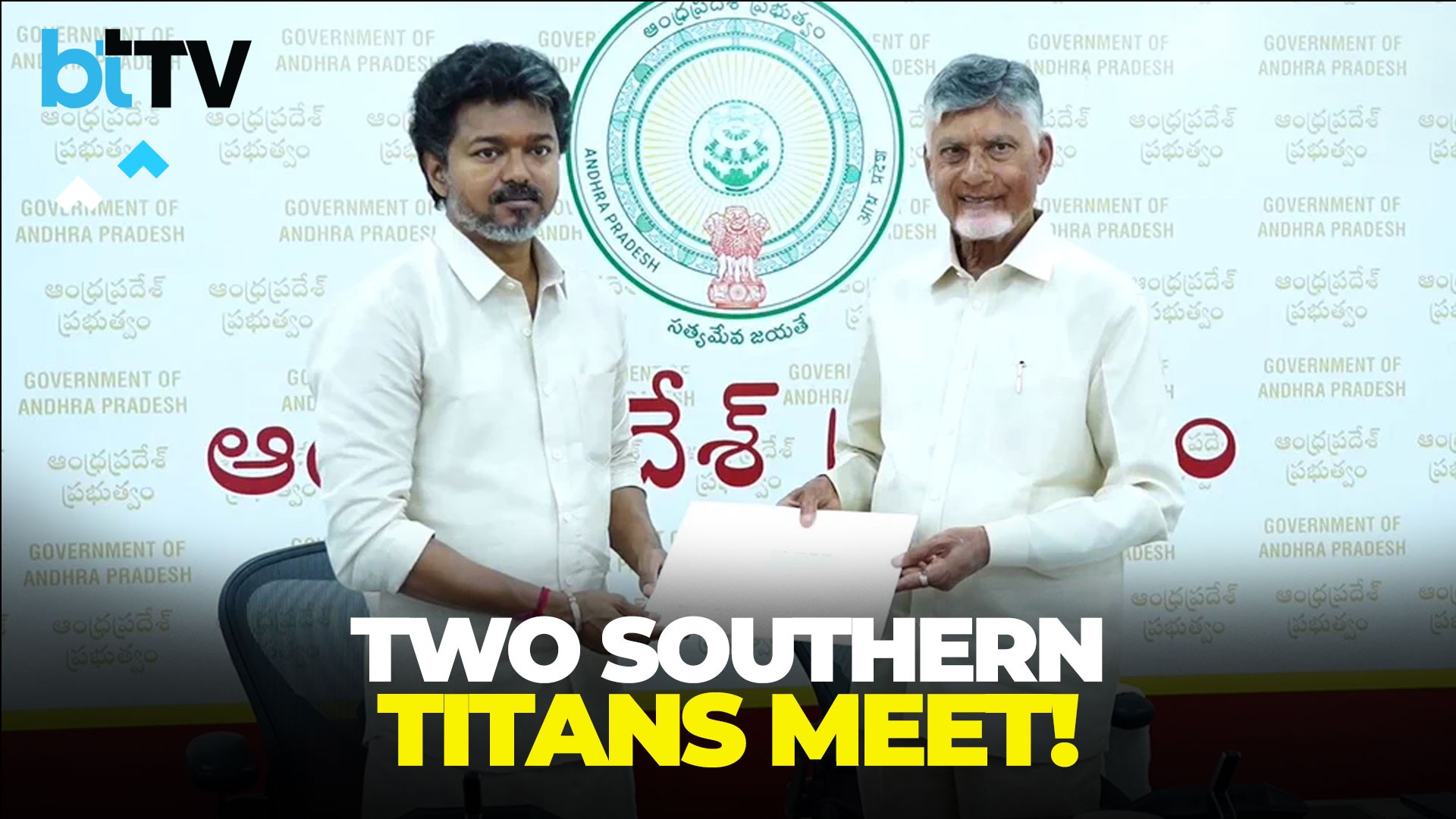 Vijay Meets Chandrababu Naidu: Godavari-Cauvery Link, Politics & Star Power In Focus