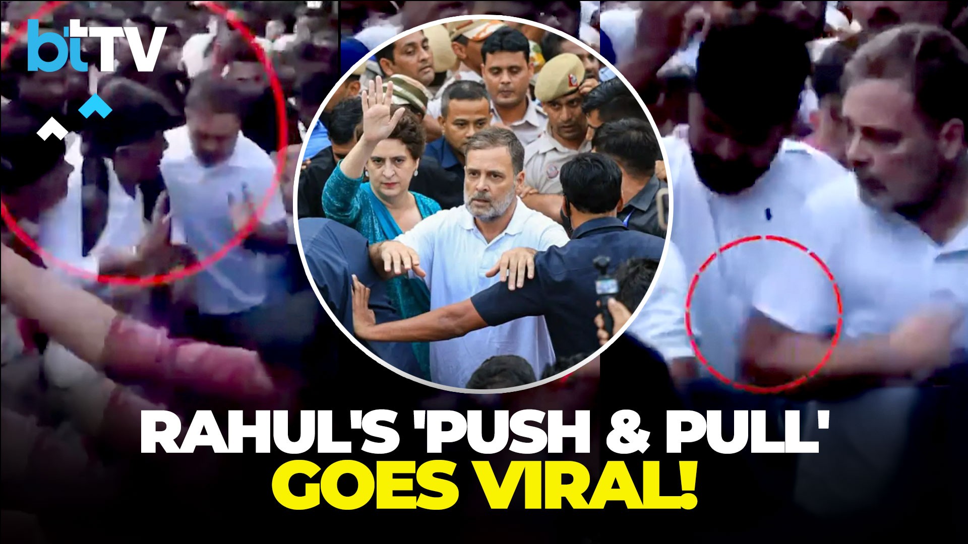 Rahul Gandhi’s 'Dhakka' Protest Video Sparks Row: BJP Targets LoP, DK Shivakumar Defends Him
