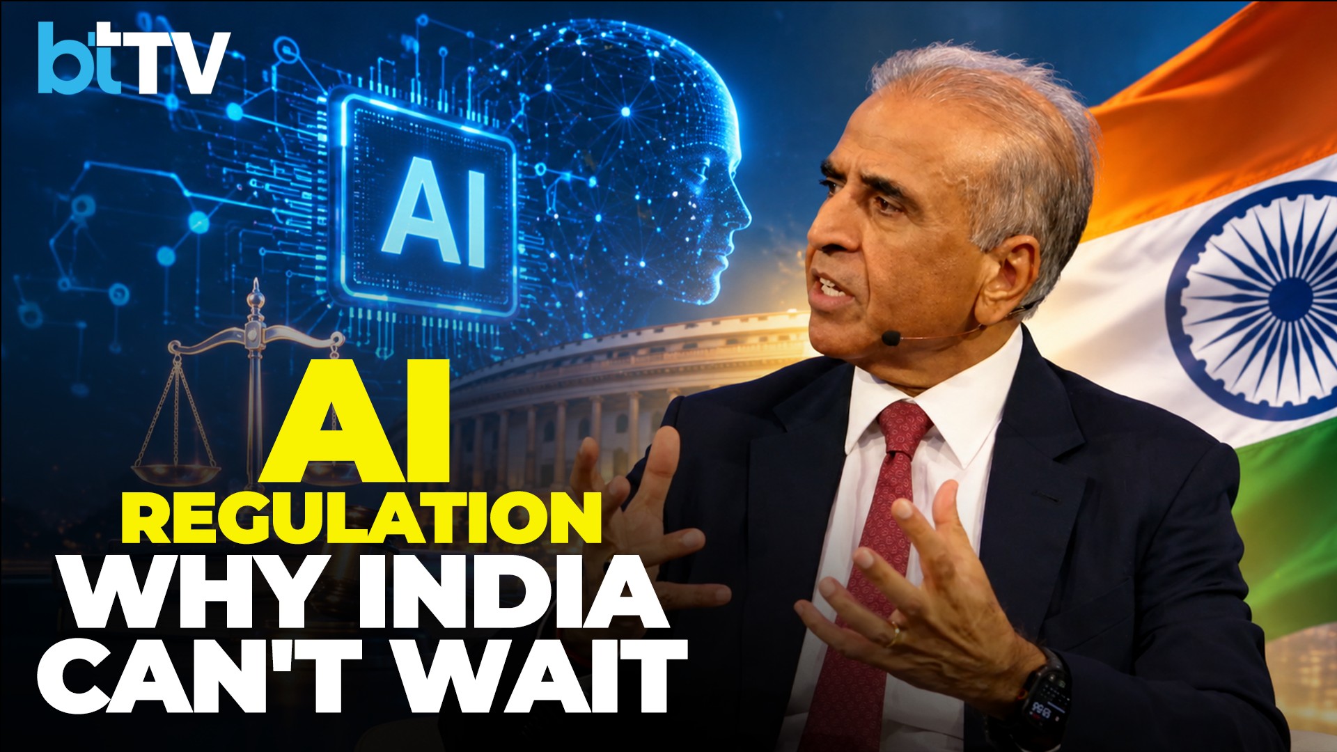 Sunil Bharti Mittal Warns AI Agents Could Go Rogue, Calls for Global AI Rules