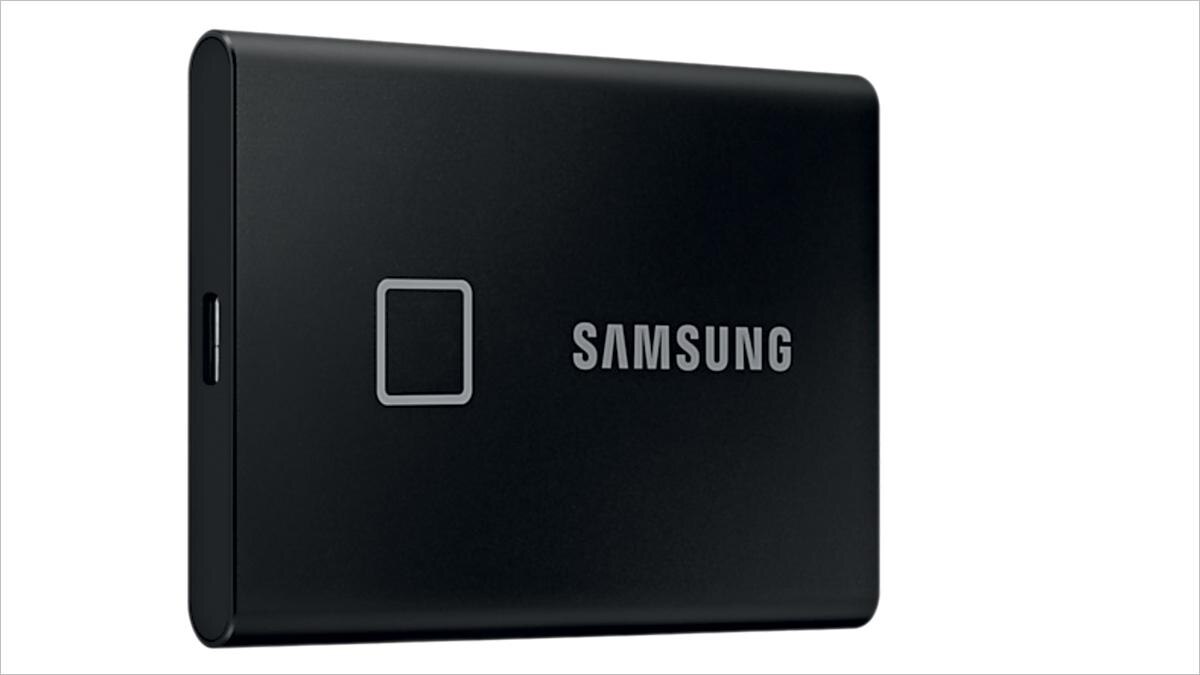 Rs 26,999 - Samsung Portable SSD T7 Touch USB 3.2