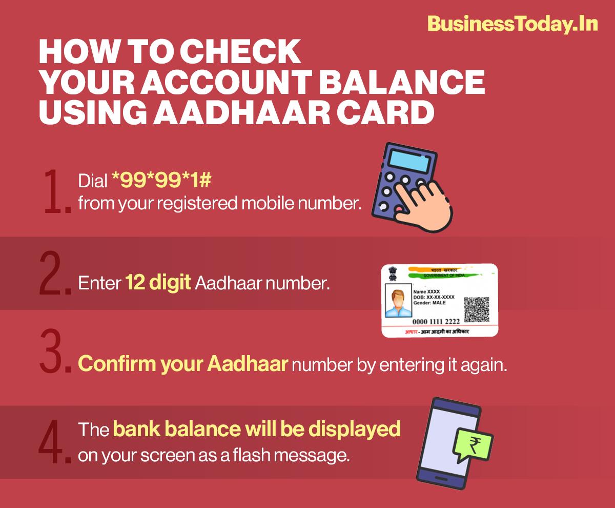 Aadhaar card update: You can check your bank balance using Aadhaar card