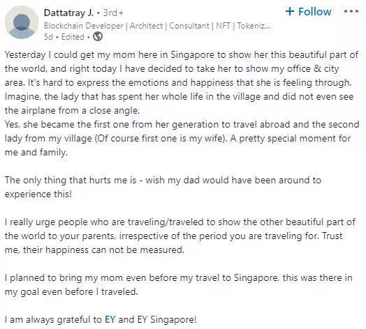 Dattatray published the article five days ago.