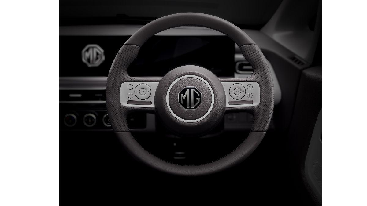 Check out the MG Comet EV steering wheel