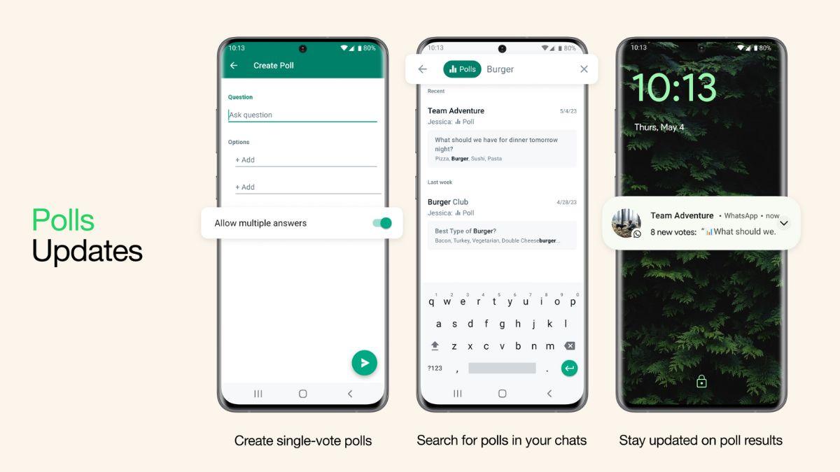 WhatsApp Polls get new features