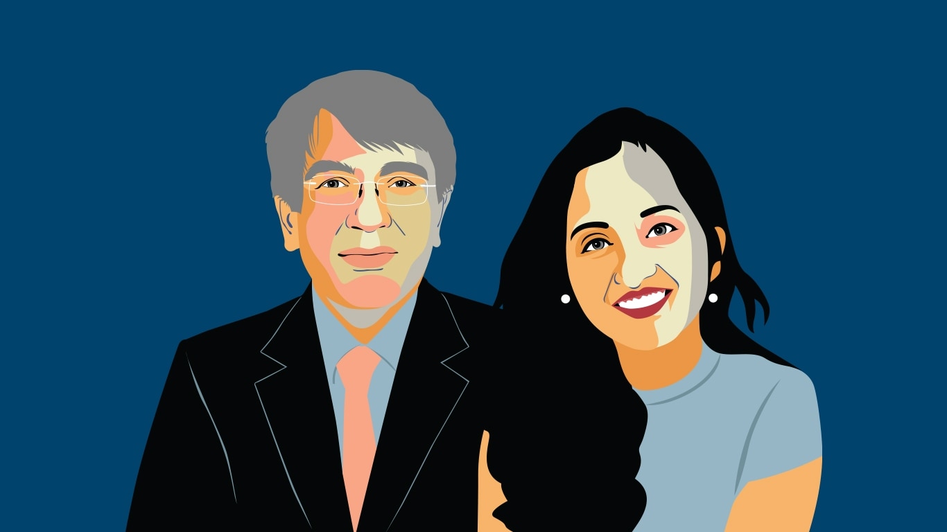 Manish Sabharwal and Jayashri Patil