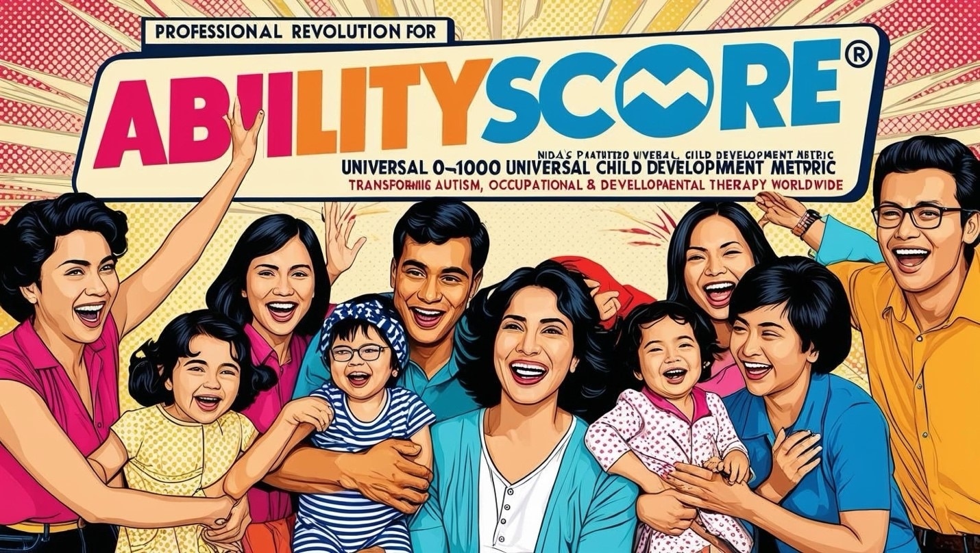 Figure 3 - The first score built for parents: AbilityScore® speaks your language, guides daily therapy, tracks real progress — powered by Pinnacle. parent-first developmental tool, Indian autism centers, therapy transparency, Pinnacle child centers, parent power