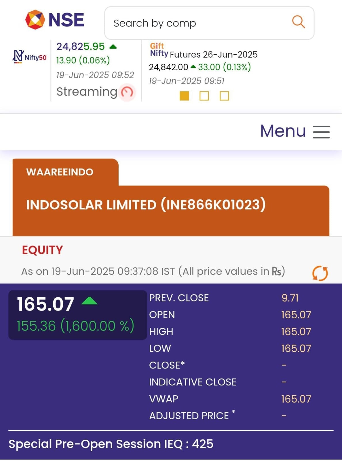 Indosolar Relisting