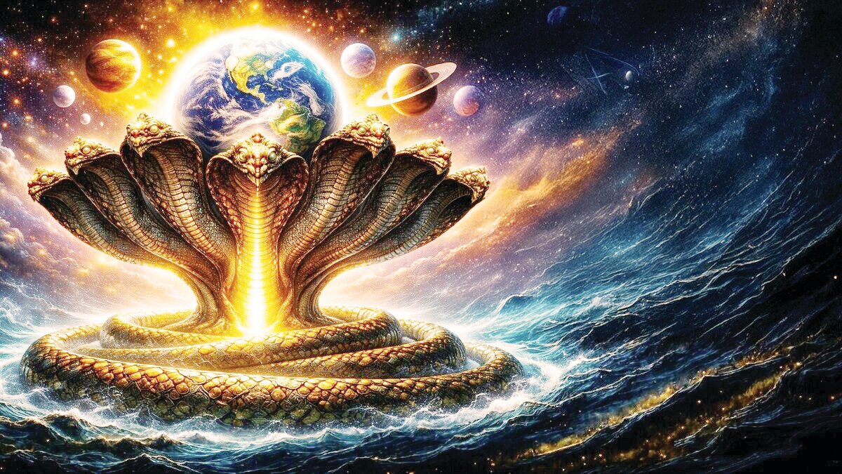 Is the Universe Really Resting on Sheshnag’s Hood?