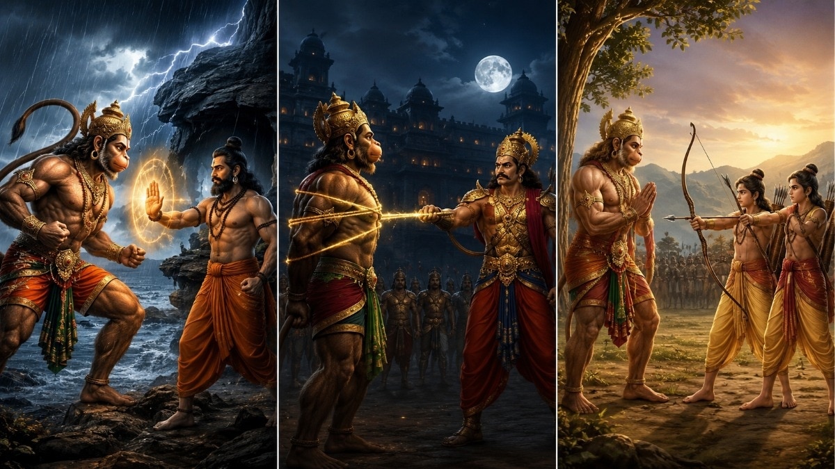 The 3 Warriors Who Defeated Hanuman Ji!