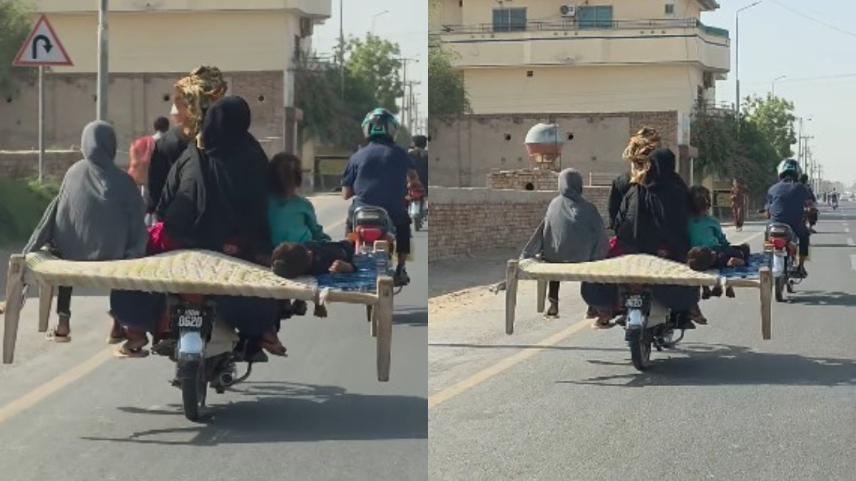 Innovative Jugad Turns Bike into Five-Seater