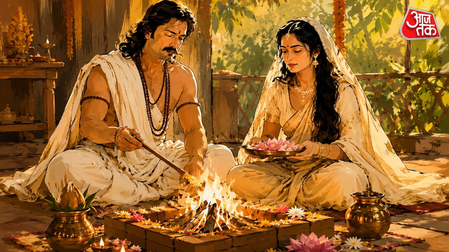 How Was Kunti and Pandu’s First Child Born?
