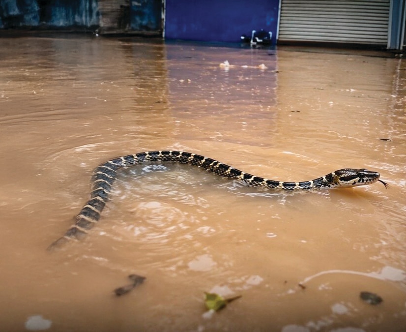 First Flood, Then 900 Snakes!
