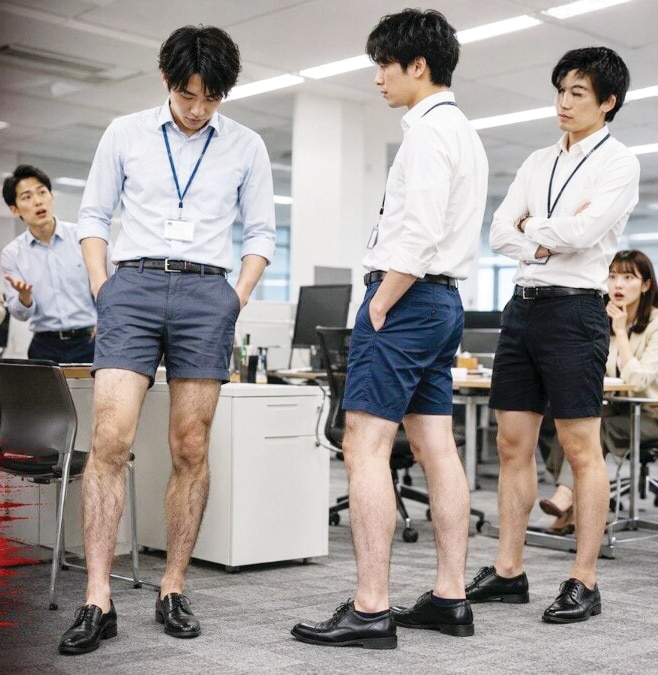 'Leg Hair Harassment' Trend Sparks Debate in Japan Over Office Dress Codes and Summer Shorts