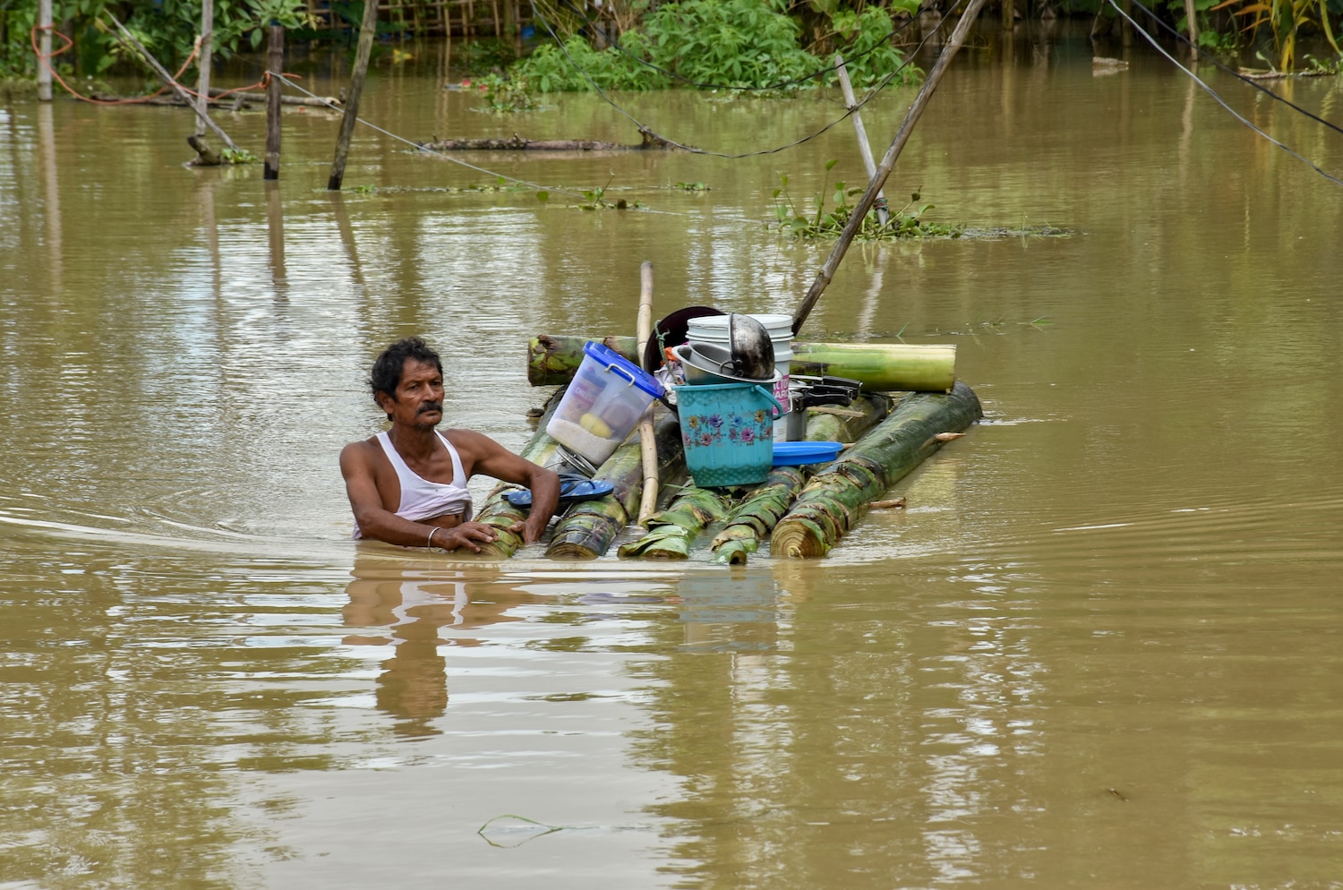Rivers Overflowing, Landslides Block Hills: Heavy Rains Cripple Life in Assam, Jammu & Kashmir, and Nagaland