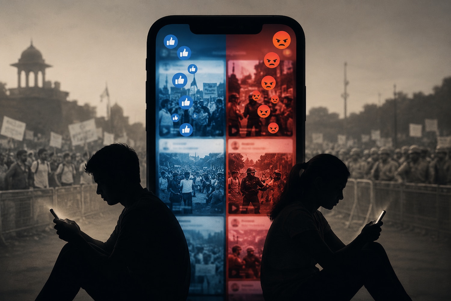 The Movement of Algorithms: How Social Media Feeds Shape Public Perception During Protests