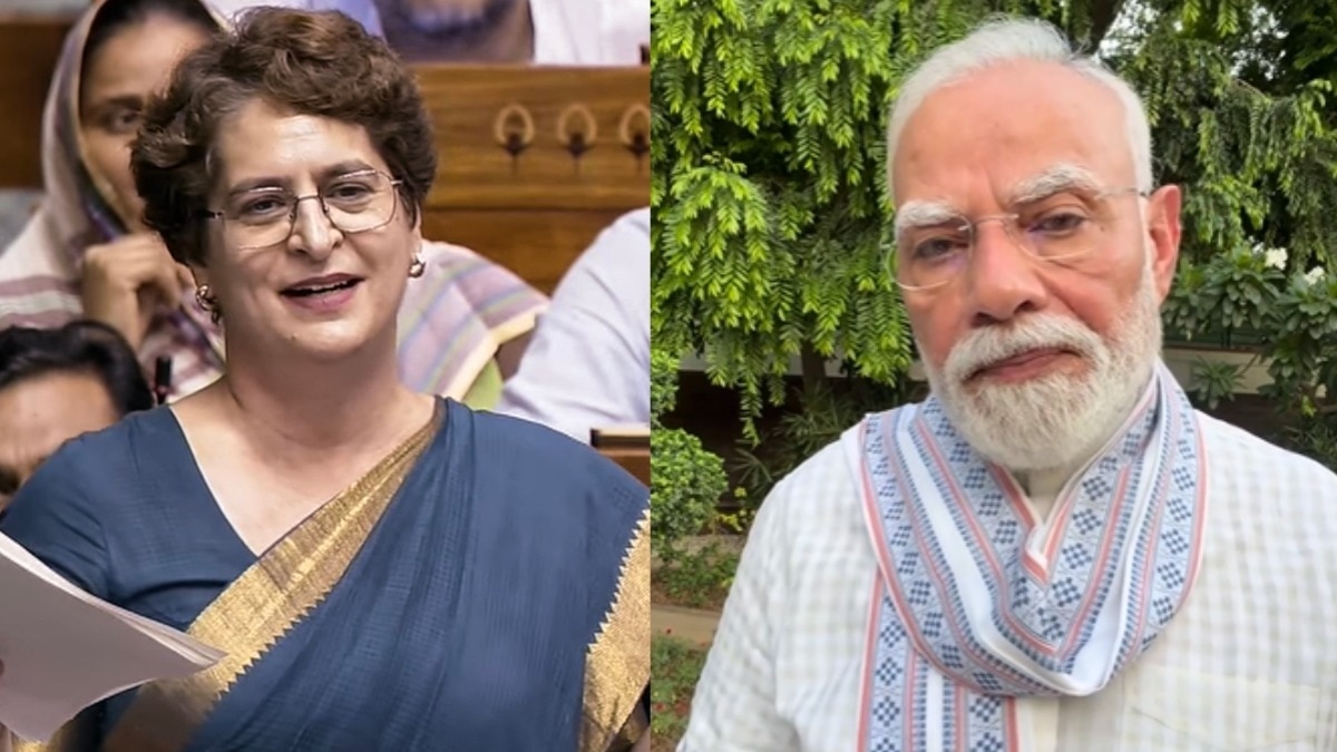 'Change the Angle of Your Heart, Not the Camera': Priyanka Gandhi Criticizes PM Modi Over Reels and Paper Leaks