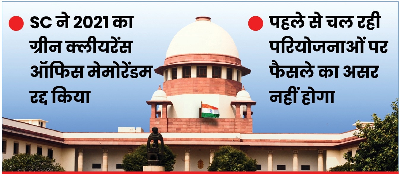 Major Setback for Centre: Supreme Court Quashes 2021 Office Memorandum on Ex-Post Facto Environmental Clearance