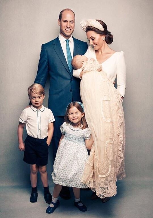 Why is Queen Elizabeth II missing from Prince Louis's christening