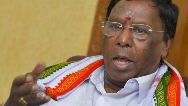 Puducherry Floor Test: Congress blames BJP for Narayanasamy govt's fall | Highlights