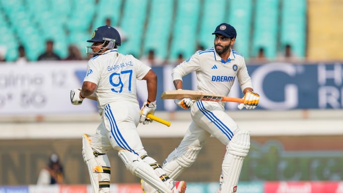 Sarfaraz Khan and Ravindra Jadeja