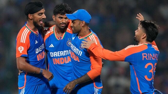 India T20I team (AP Photo/Manish Swarup)