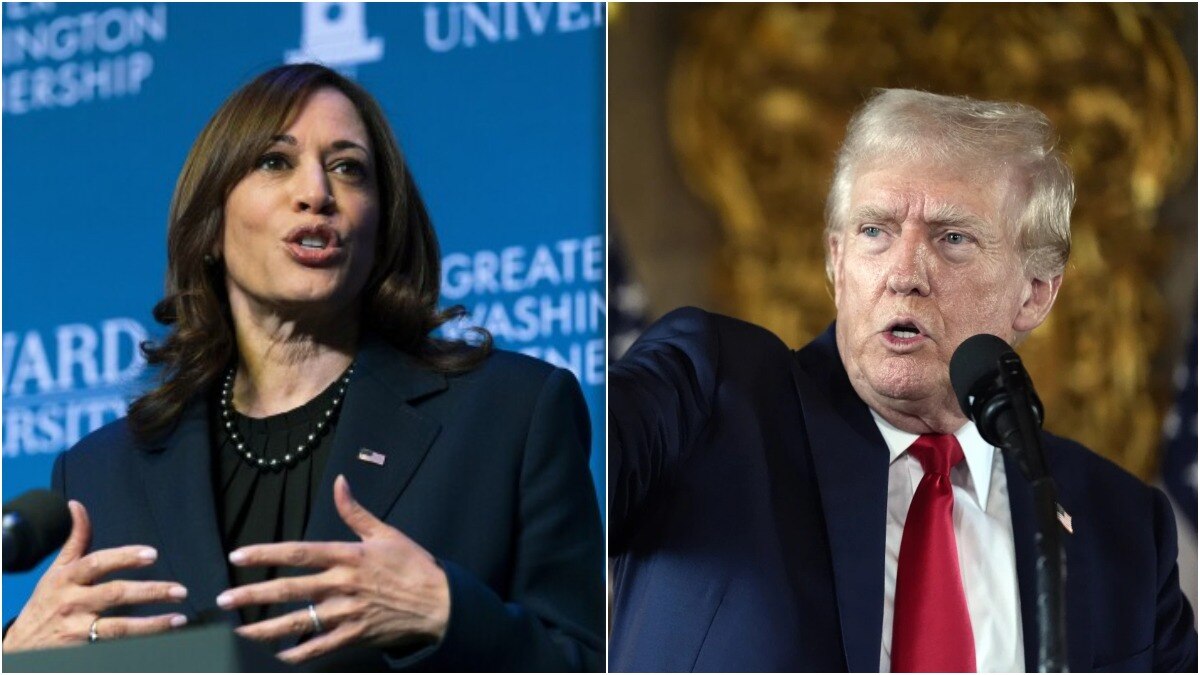 Trump, Kamala Harris trade blame for deepening polarisation in final campaign