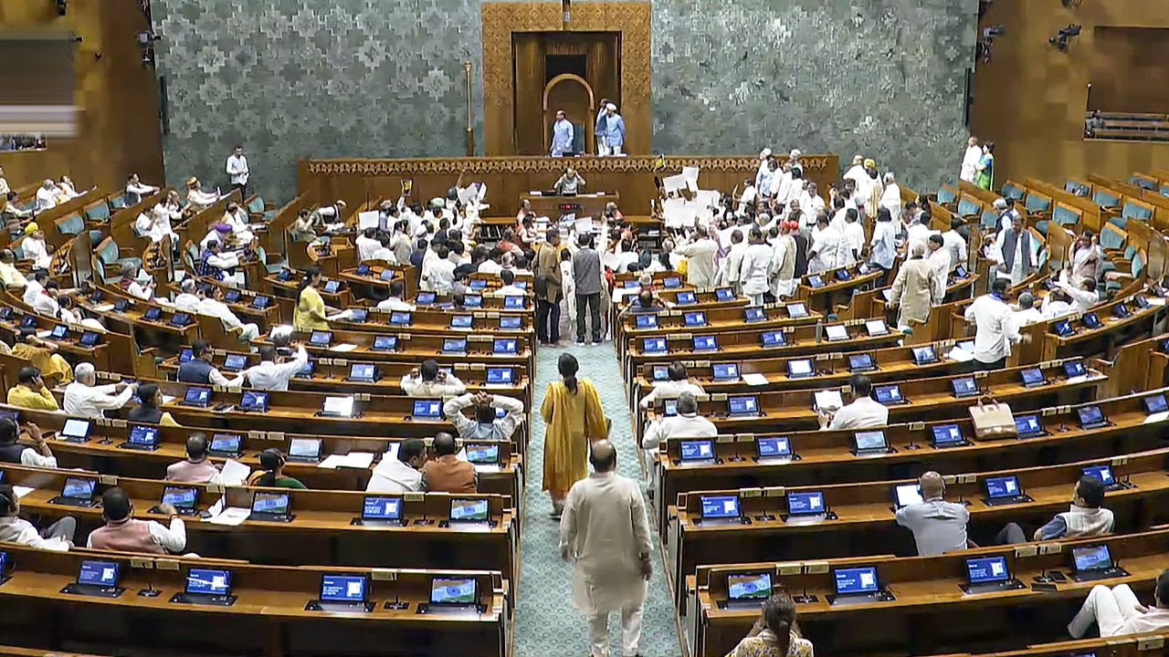 Live: Opposition MPs protest outside Parliament over Bihar voter list