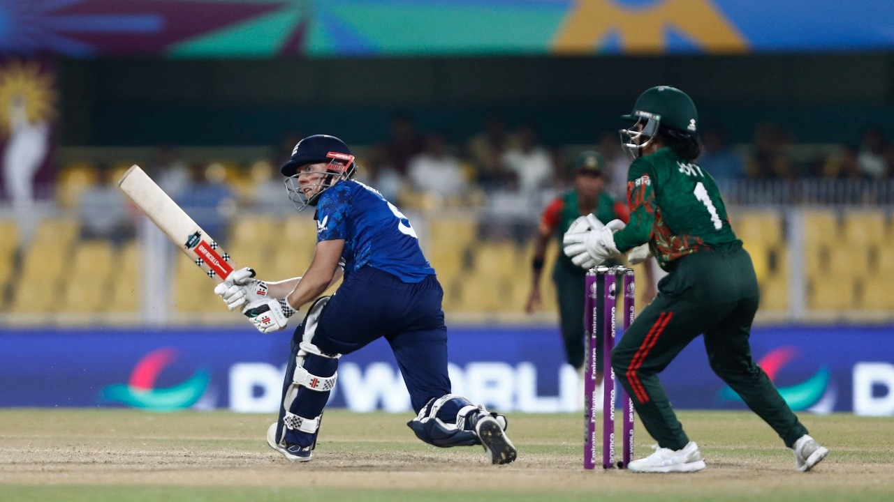 ENG vs BAN Highlights, Women's World Cup: Knight's fifty helps England survive scare