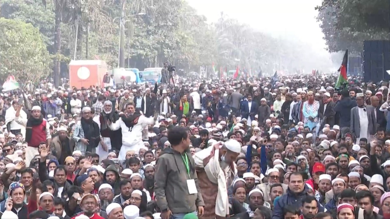 Thousands of people flock to attend the funeral prayer of former Bangladesh PM Khaleda Zia.