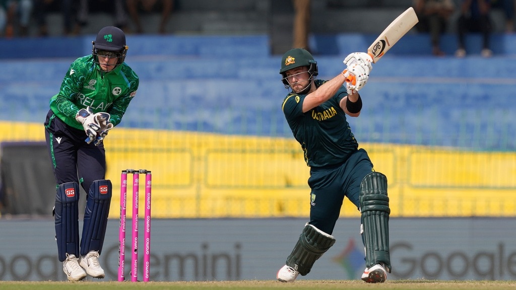 Australia vs Ireland live score T20 World Cup: Australia (56/2 in 5 ovs), Green departs, but Inglis goes strong
