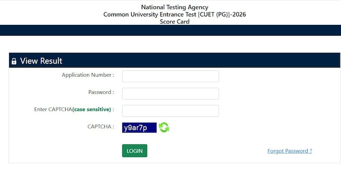CUET PG Result 2026: Check LIVE updates here