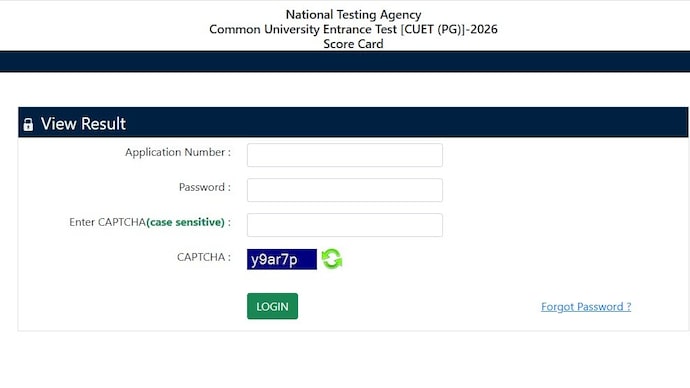 CUET PG Result 2026: Check LIVE updates here