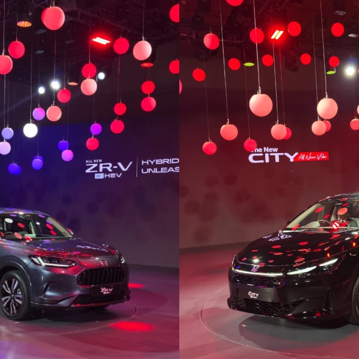 Honda Z-RV (L) and Honda City facelift (R)