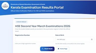 Kerala DHSE +2 Result 2026 declared Live: Kerala Class 12 results out at keralaresults.nic.in, link active now, overall pass percentage at 77.97%